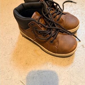 Nautica Brown and Black Kids Boots